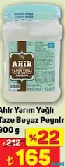 AHİR YARIM YAĞLI TAZE BEYAZ PEYNİR 900 G